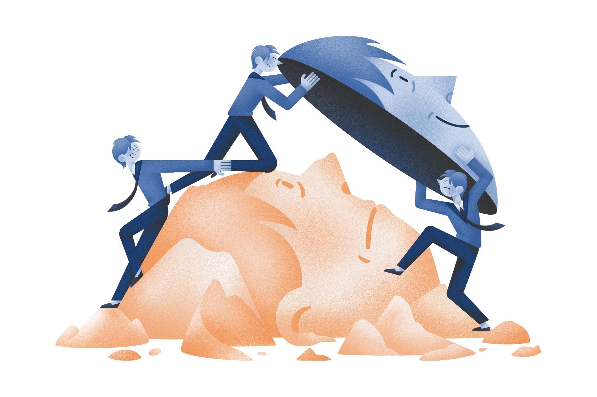 Image that suggests "getting real"