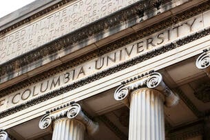 Columbia University inscribed on the Library facade