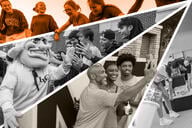 A cross section of images showing students on the campuses of University of Minnesota Rochester, Lebanon Valley College, North Carolina A&T State University and the University of Connecticut from the beginning of the fall semester. 