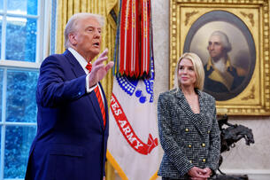 President Trump and Attorney General Pam Bondi