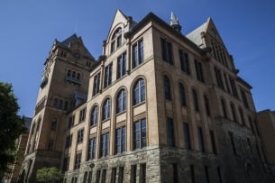 Old Main building on Wayne State campus