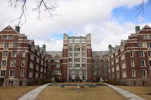 A view of Wellesley College campus