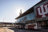 The exterior of an Indiana University Indianapolis building 